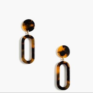 SOLD J.Crew tortoise statement earrings